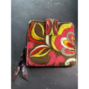 Vera Bradley wallet has a place for cards